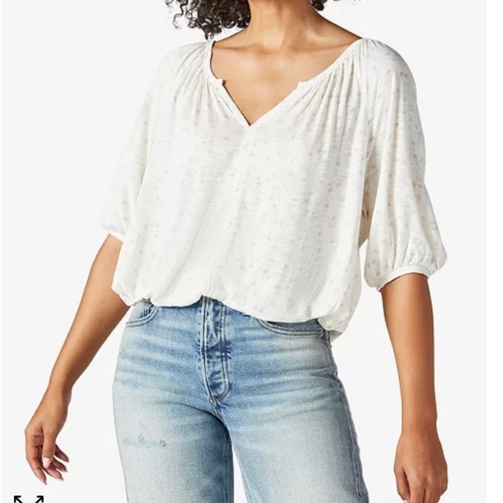 Lucky Brand Peasant Top